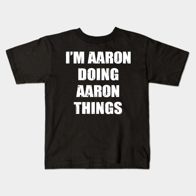 Aaron Kids T-Shirt by family.d